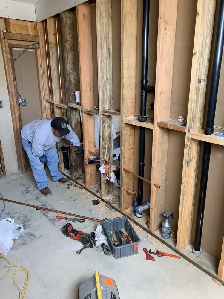 Commercial rough-in plumbing for Water Heater Replacement in Colby